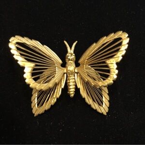 Monet Butterfly Brooch Pin